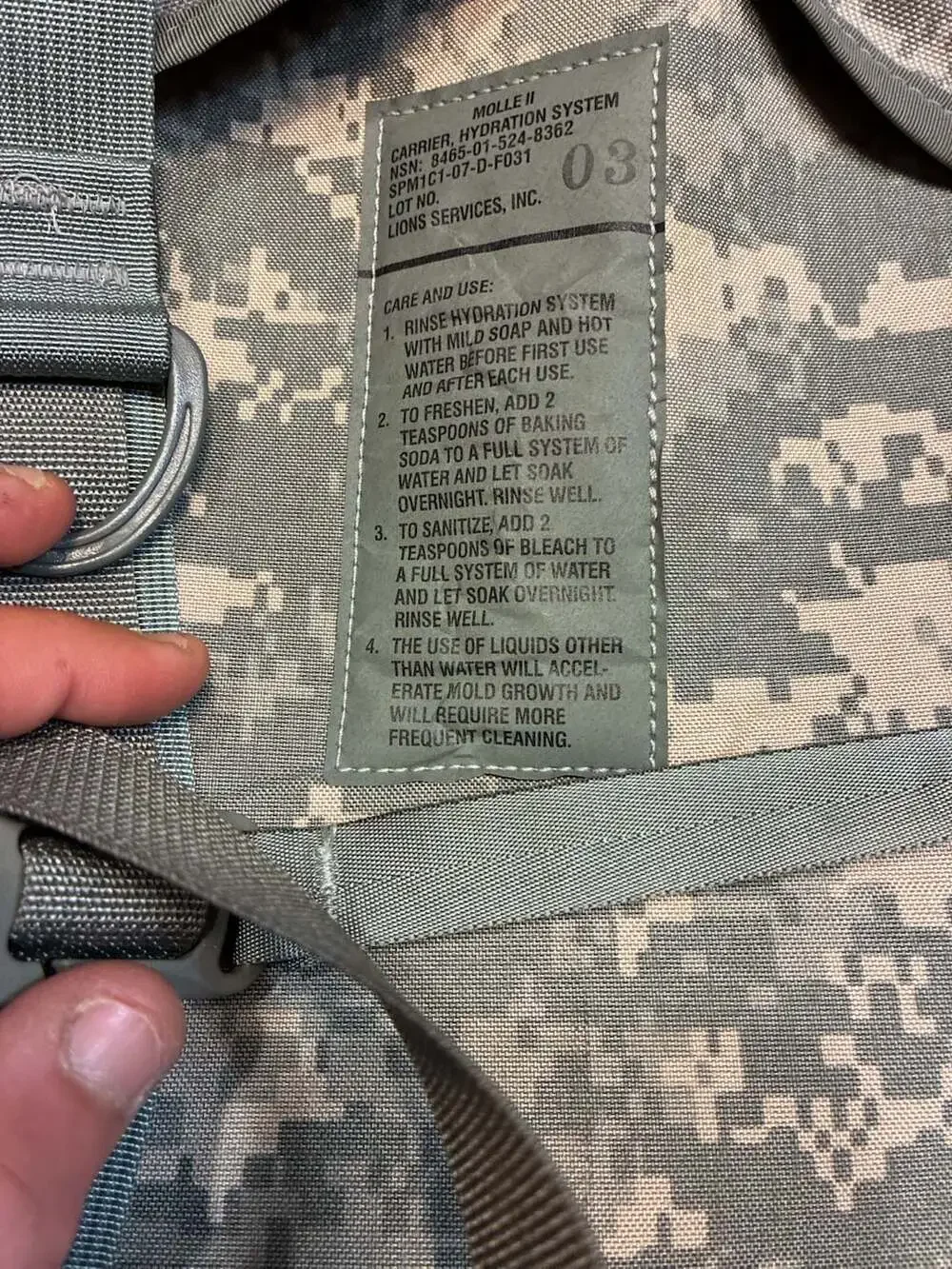 U.S. Army pre owned